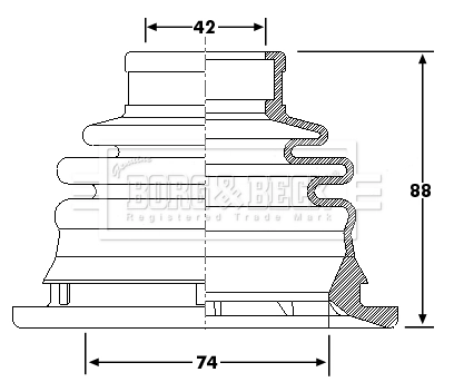 93160604 General Motors Fuelle, junta homocinética interna izquierda del semieje delantero