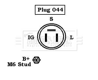 Alternador de coche para Toyota Corolla  E8