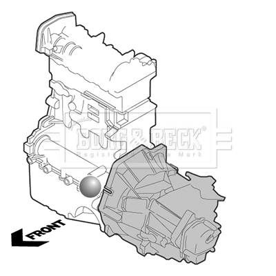 Soportes de motor delantero para Opel Astra G F48, F08