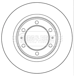  Disco de freno delantero Toyota Hilux 