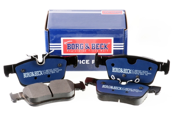 BBP2657 Borg&beck Pastillas freno traseras