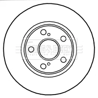  Disco de freno delantero Toyota Prius 