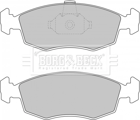 BORG&BECK BBP1748 pastillas de freno delanteras Fiat Punto
