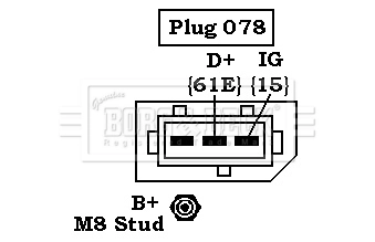 Alternador de coche para BMW 3  E46