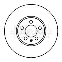  Disco de freno delantero Mercedes E 