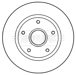 Disco de freno trasero BD4026 Fremax