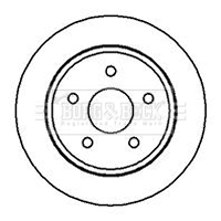  Disco de freno trasero Jeep Cherokee 2