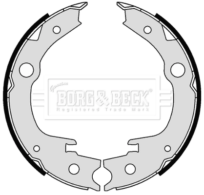 Zapatas de freno de estacionamiento para Toyota Corolla  E12