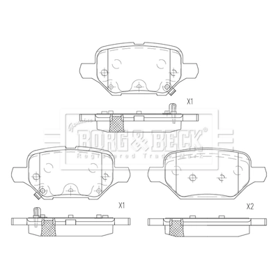 Comprar 42788828 General Motors Pastillas de freno traseras