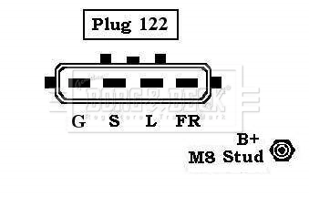 Alternador de coche para Mitsubishi Galant VIII EA