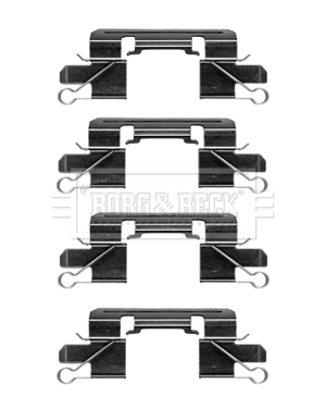 Comprar Juego de resortes de sujeción de pastillas de freno delanteras Nissan Navara NP300 III D40