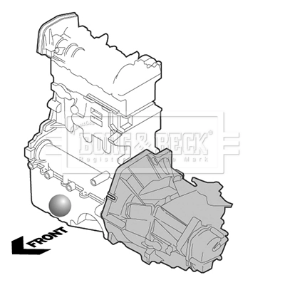 Soporte inferior del motor Peugeot/Citroen 93860700
