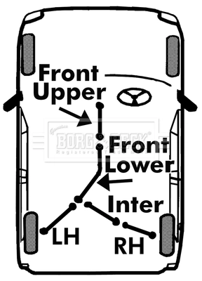 Comprar 24443834 General Motors Cable de freno de mano trasero izquierdo