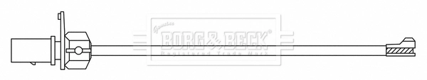 Sensor de desgaste de las pastillas de freno delanteras Audi A4 Allroad B9