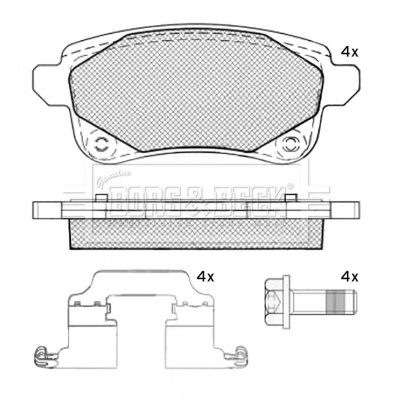 Pastillas traseras de freno Ford GDB2136 precio, desde 29,04 EUR
