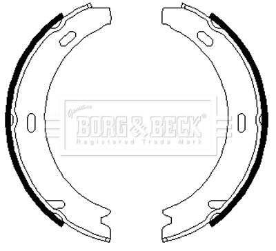  Zapatas de freno de mano Mercedes E 