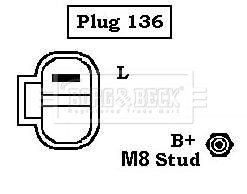 BBA2976 Borg&beck Alternador de coche