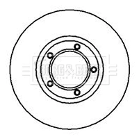  Disco de freno delantero Ford Transit 4