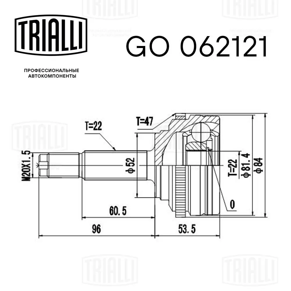 GO062121 Trialli Junta homocinética