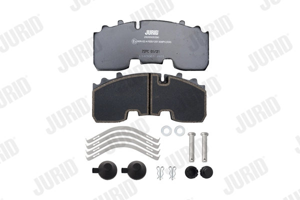 Pastillas de freno traseras para Mercedes Benz Truck TRUCK ATEGO 967