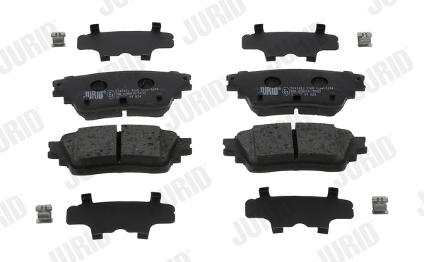 574268J Jurid/Bendix Pastillas freno traseras