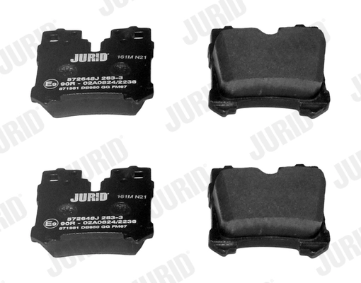 Pastillas de freno traseras para Lexus LS F5