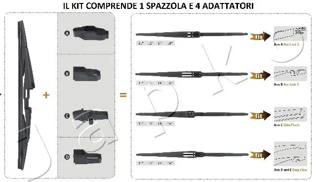 SJX30R Japko Limpiaparabrisas trasero
