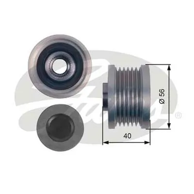 Rueda libre alternador  para Nissan X-Trail  T30