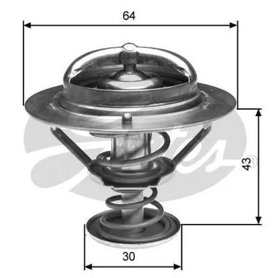 Termostato de agua para Toyota Land Cruiser 100 J10