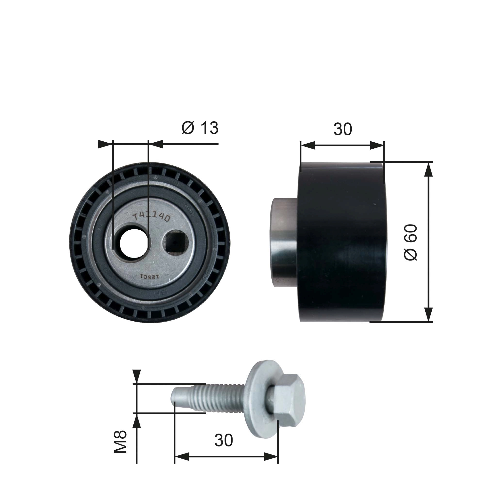 Tensor de la correa de distribución Fiat Scudo COMBINATO familiar (220P) (1996 - 2006) precio, desde 21,24 EUR
