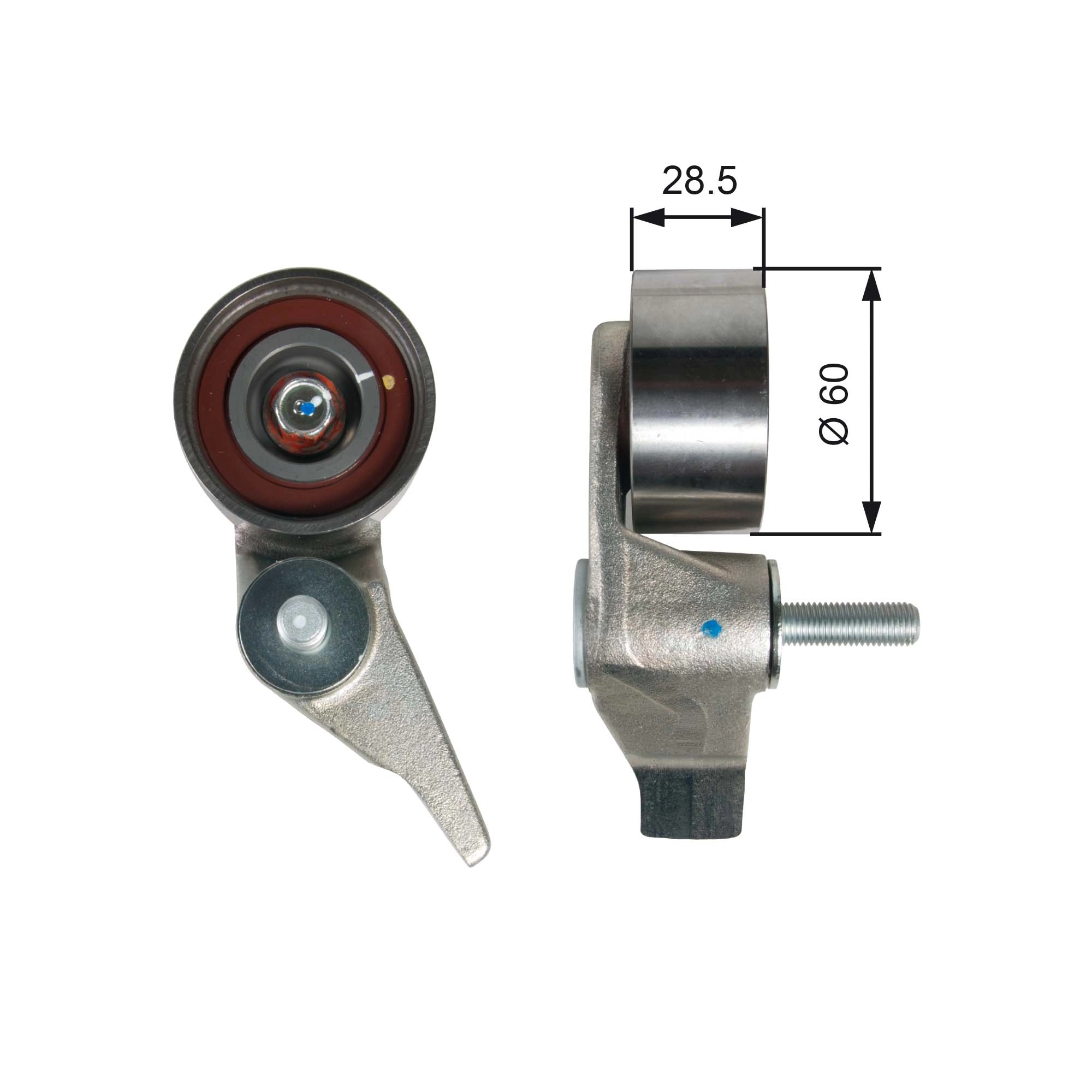 Rodillo de cadena para Mitsubishi L 200 IV KA, KB