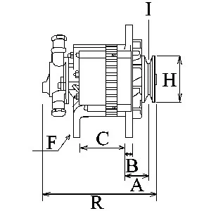 112272 Cargo Alternador de coche