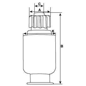 231970 Cargo Bendix motor de arranque