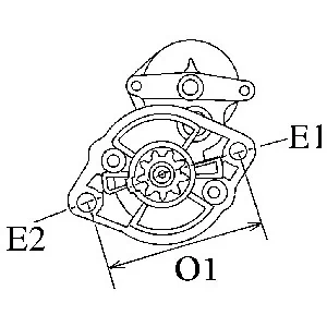 Motor de arranque 114032 Cargo