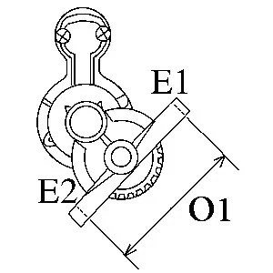 Motor de arranque 115558 Cargo