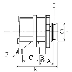 110348 Cargo Alternador de coche