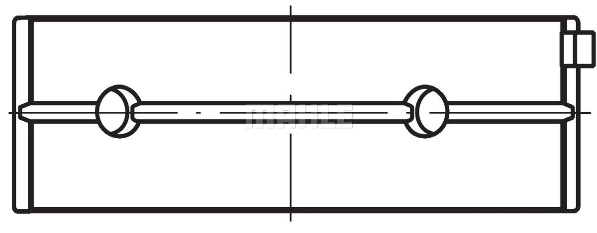 Juego de cojinetes de cigüeñal, estándar, (STD) Fiat Punto 2 188AX