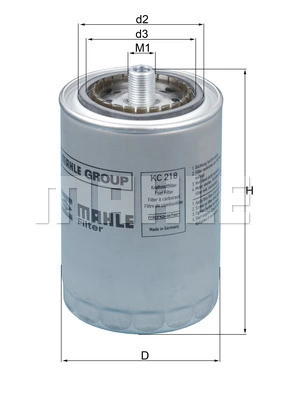 Filtro de combustible 864315 Volvo