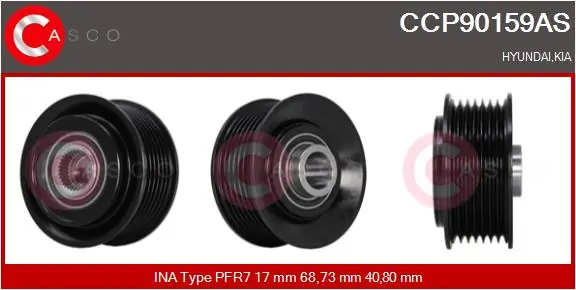 Polea rueda libre KIA Sorento I desde 38,46 €