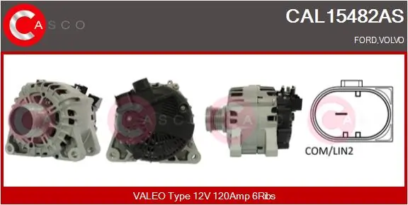 Generador para Volvo V50  (MW)