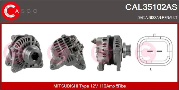 CAL35102AS Casco