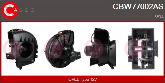 Ventilador interior para Opel Combo  ()