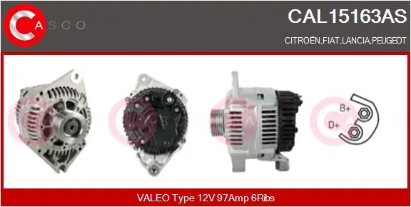 Alternador del motor Fiat Ducato II desde 92,08 €