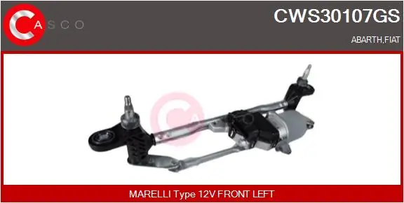 Trapezio del limpiaparabrisas para Fiat 500  (312)