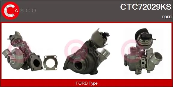 Turbocompresor para Ford Kuga CBV