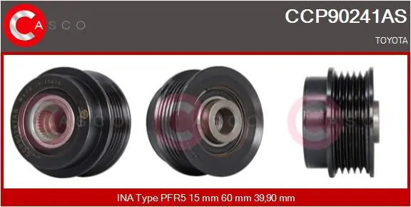 Rueda libre alternador Toyota Yaris (2011-2020)