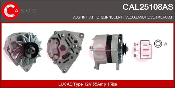 CAL25108AS Casco