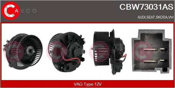 Ventilador interior para Audi Q3  (F3B)