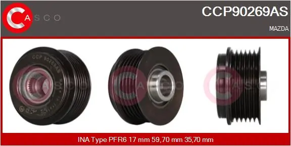 Comprar Rueda libre del alternador CX-7  ER