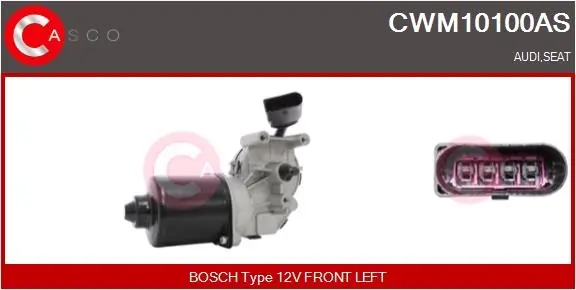 Motor limpiaparabrisas para Audi A4 8E2